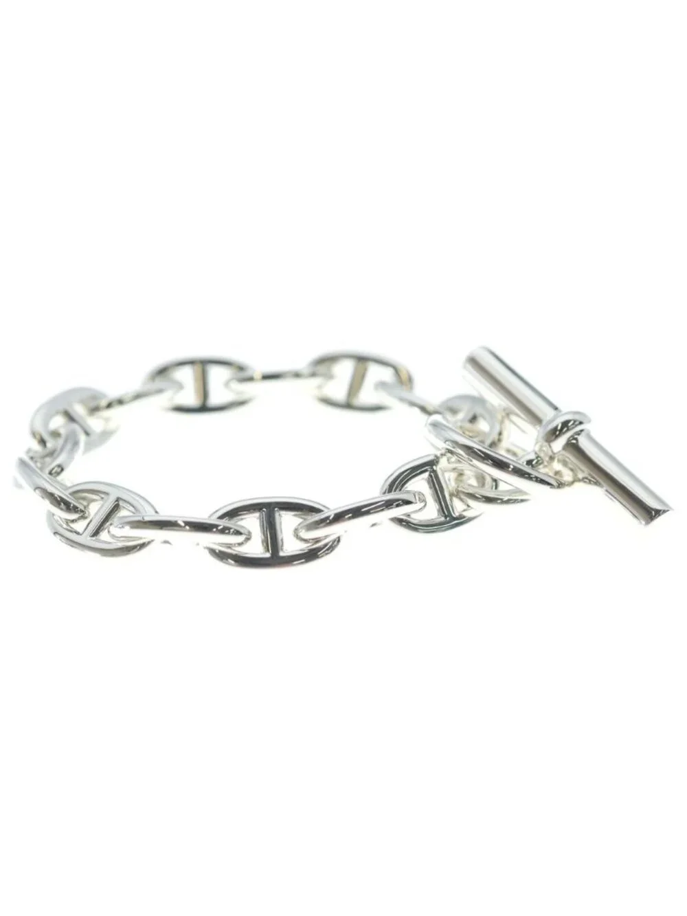 Hermes Chaine D'ancre MM Bracelet Chain Silver 14 Pieces